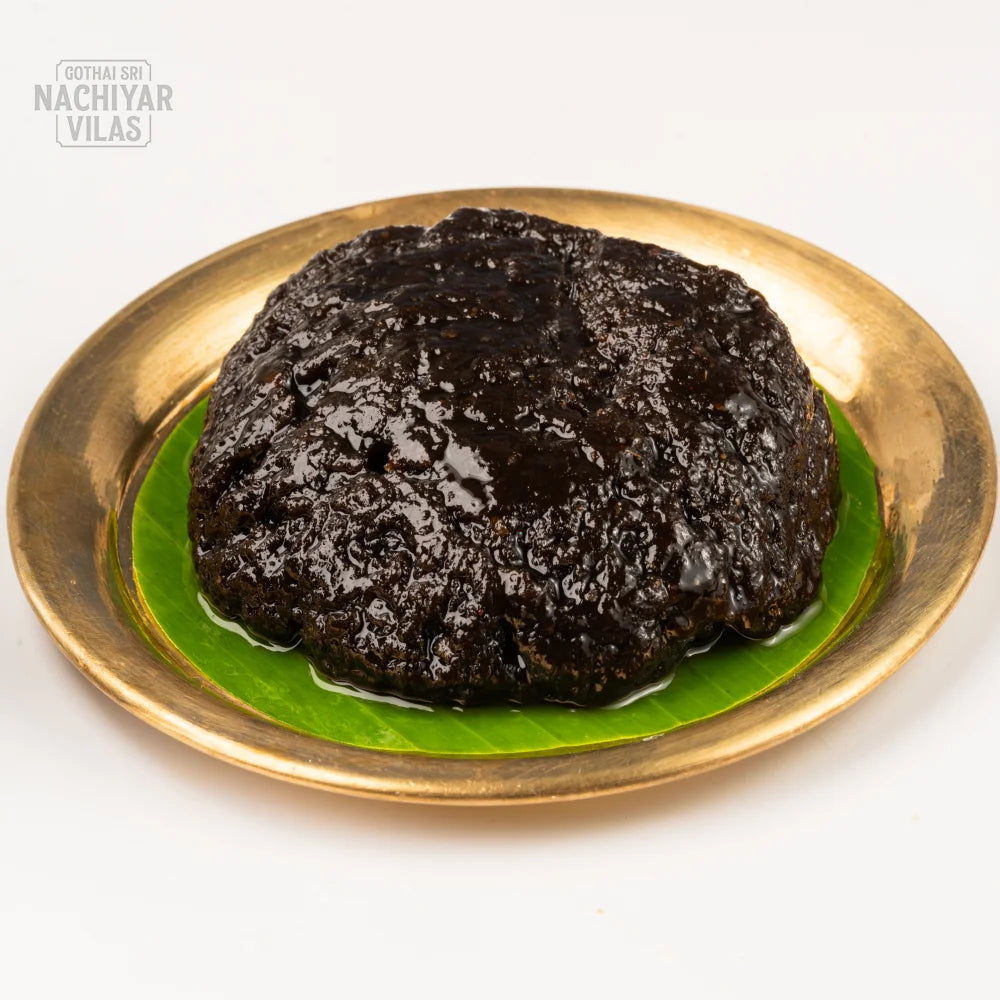 Karuppatti Wheat Halwa (Palm Jaggery)